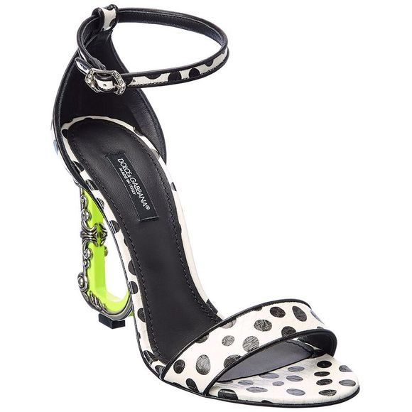 Dolce & Gabbana Shoes - Dolce & Gabbana DG Snakeskin & Leather Sandal